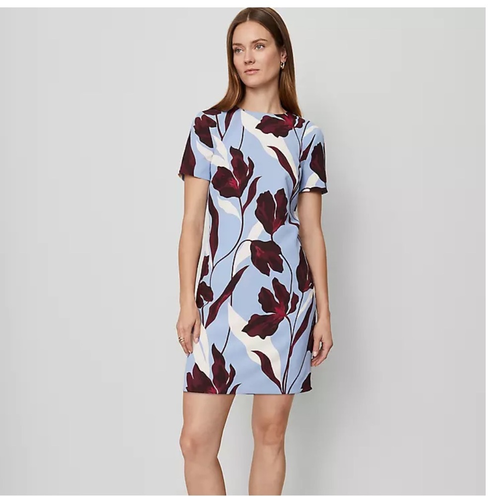 NWT Ann Taylor floral shift dress - Picture 1 of 8